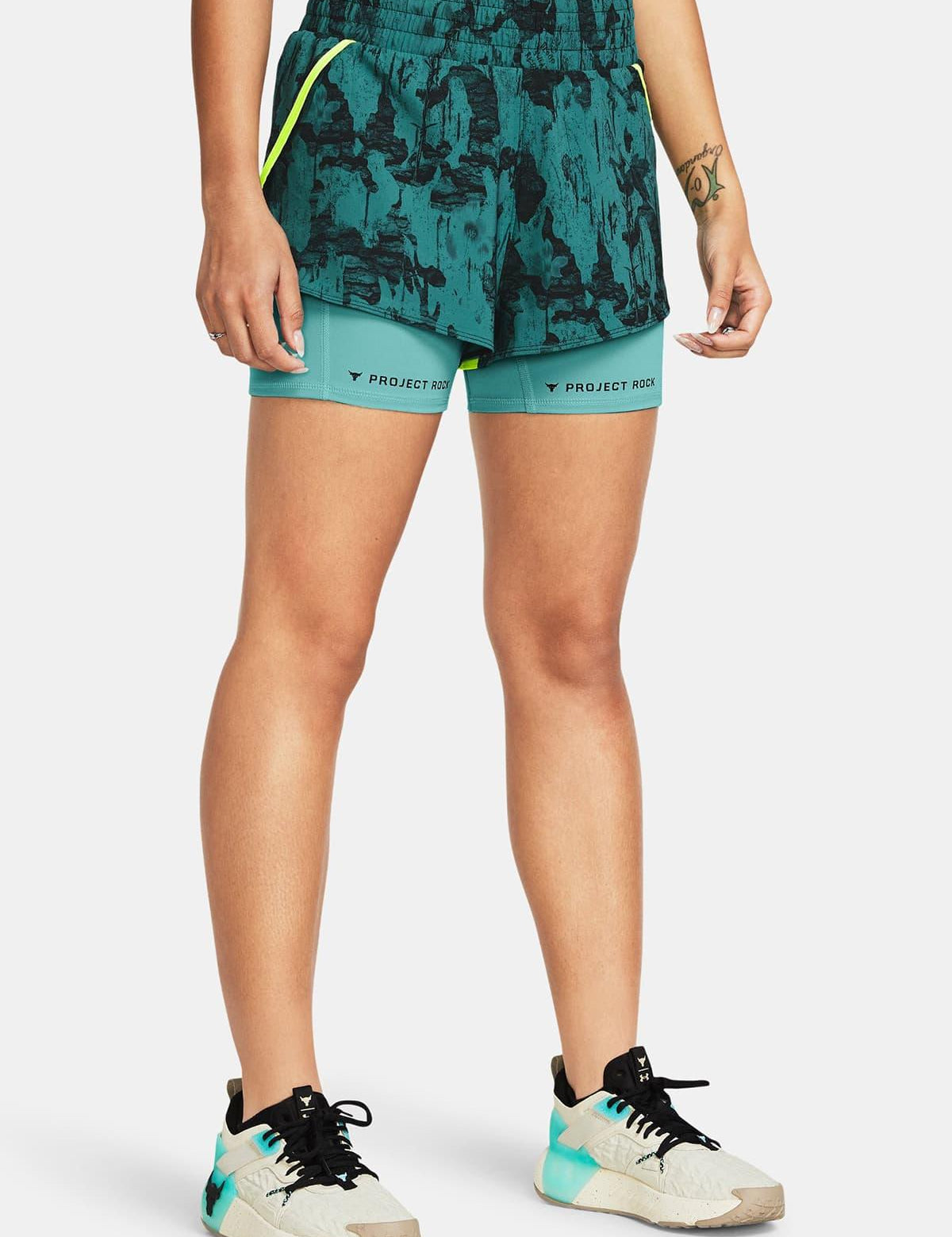 Under Armour Project Rock Leg Day Flex Printed Shorts Spor Şort
