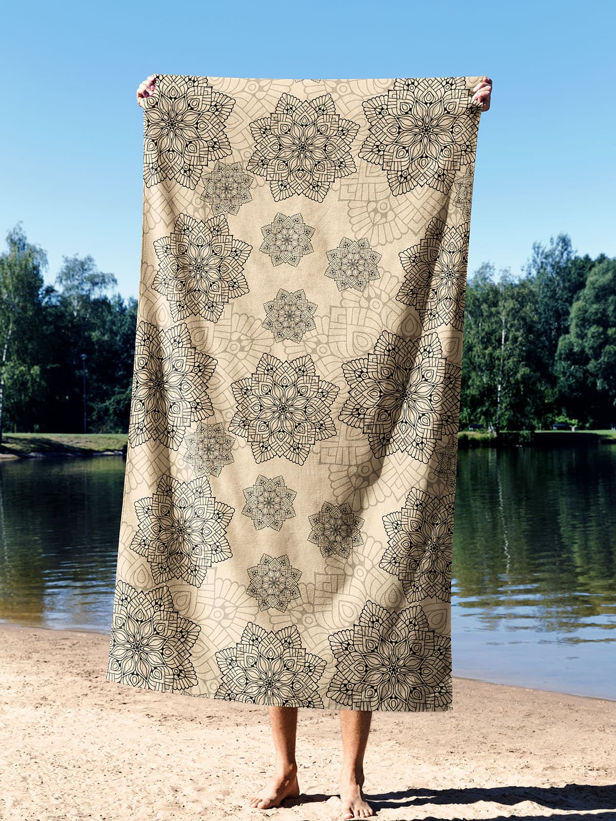 Essential Towel Mandala Havlu 75x130cm 75bt052 1 