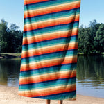 Microfiber Essential Towel Rainbow Lines Havlu 75bt040 1