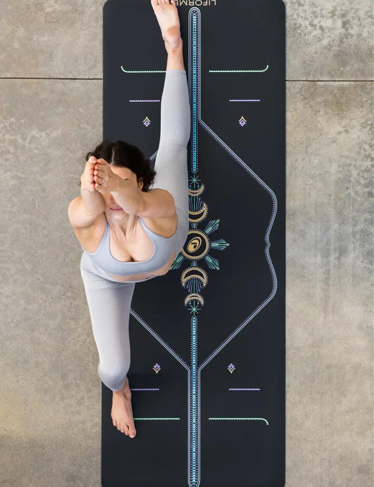 Liforme Liforme Cosmic Moon Black 4.2mm Yoga Matı