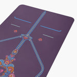 Liforme Mindful Garden Purple Floral 4.2mm Yoga Matı 2