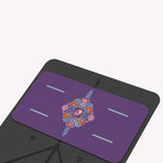 Liforme Liforme Mindful Garden Yoga Pad Purple Yoga Pedi