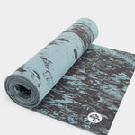 Manduka Comfort Cushion Mat 8mm Spor Matı - Blue Lotus Marble