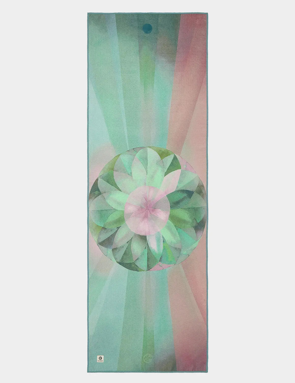 Manduka Yogitoes® Mat Towel Crystal Chakra Ray Yoga Mat Havlusu