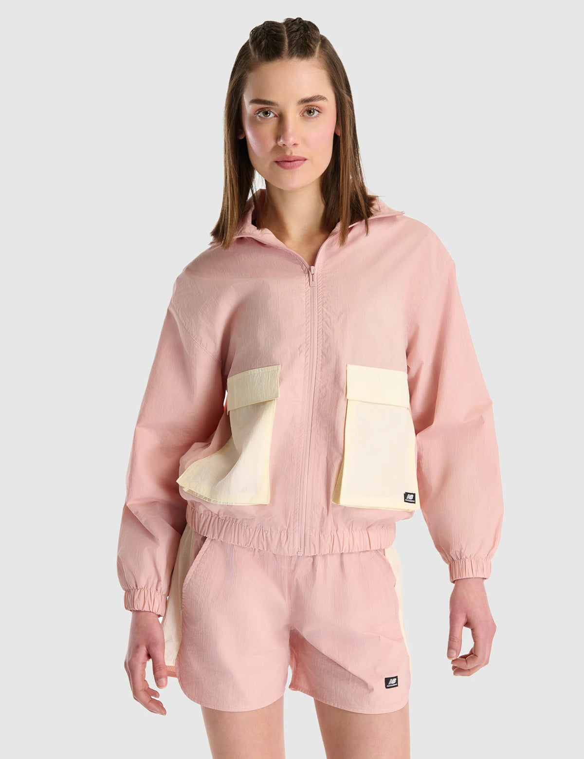 New Balance NB Lifestyle Jacket WNJ1524-PNK Spor Ceket