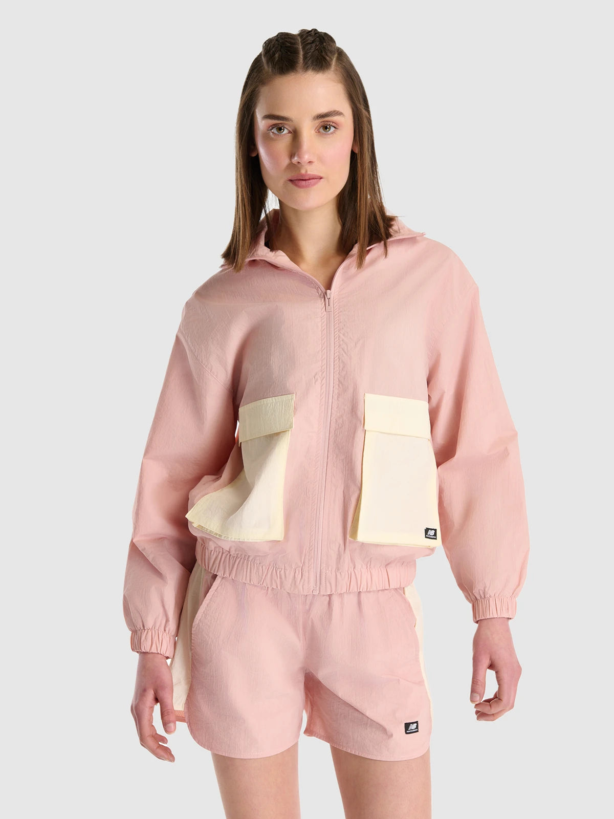 New Balance NB Lifestyle Jacket WNJ1524-PNK Spor Ceket