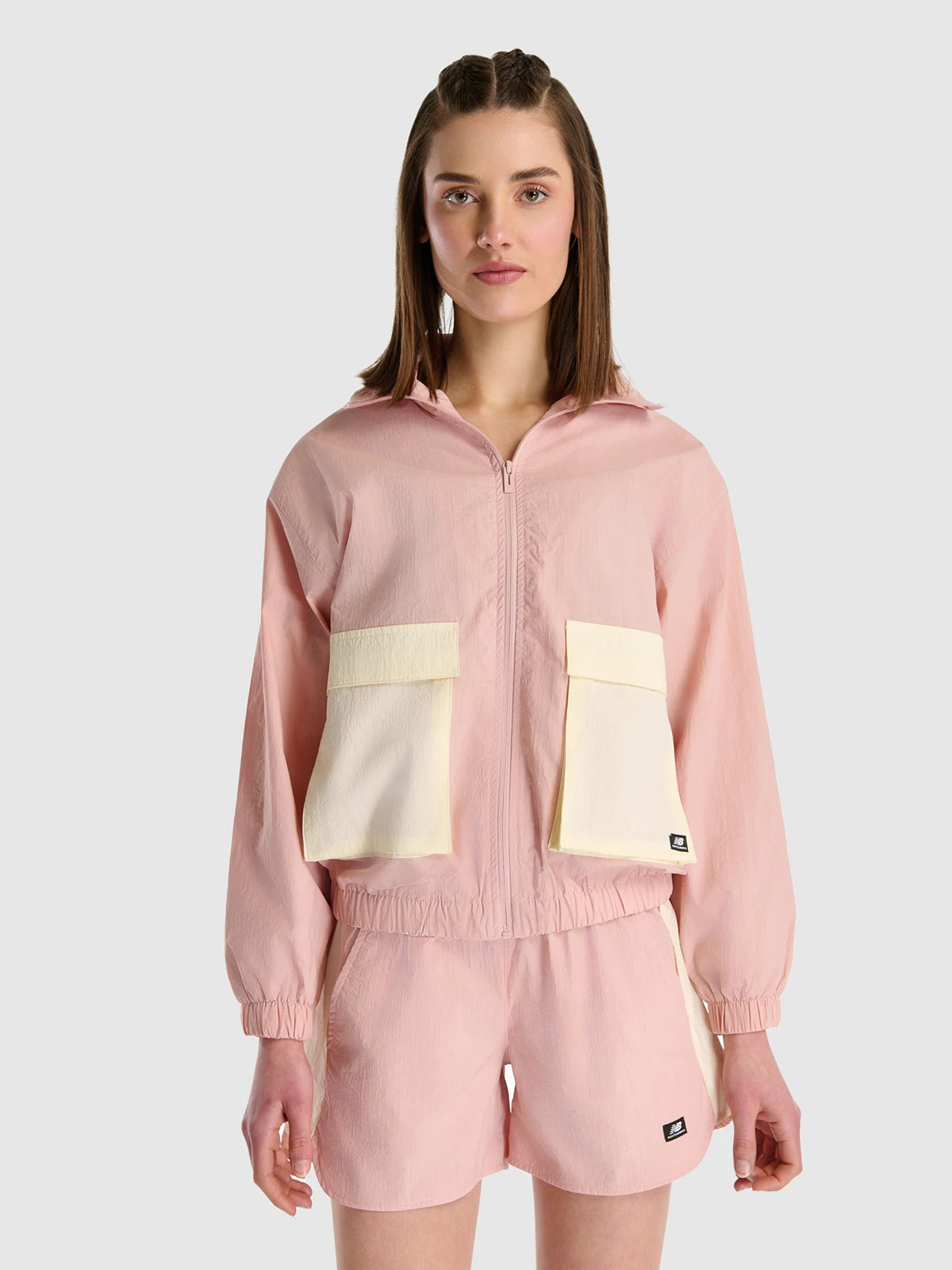 New Balance NB Lifestyle Jacket WNJ1524-PNK Spor Ceket