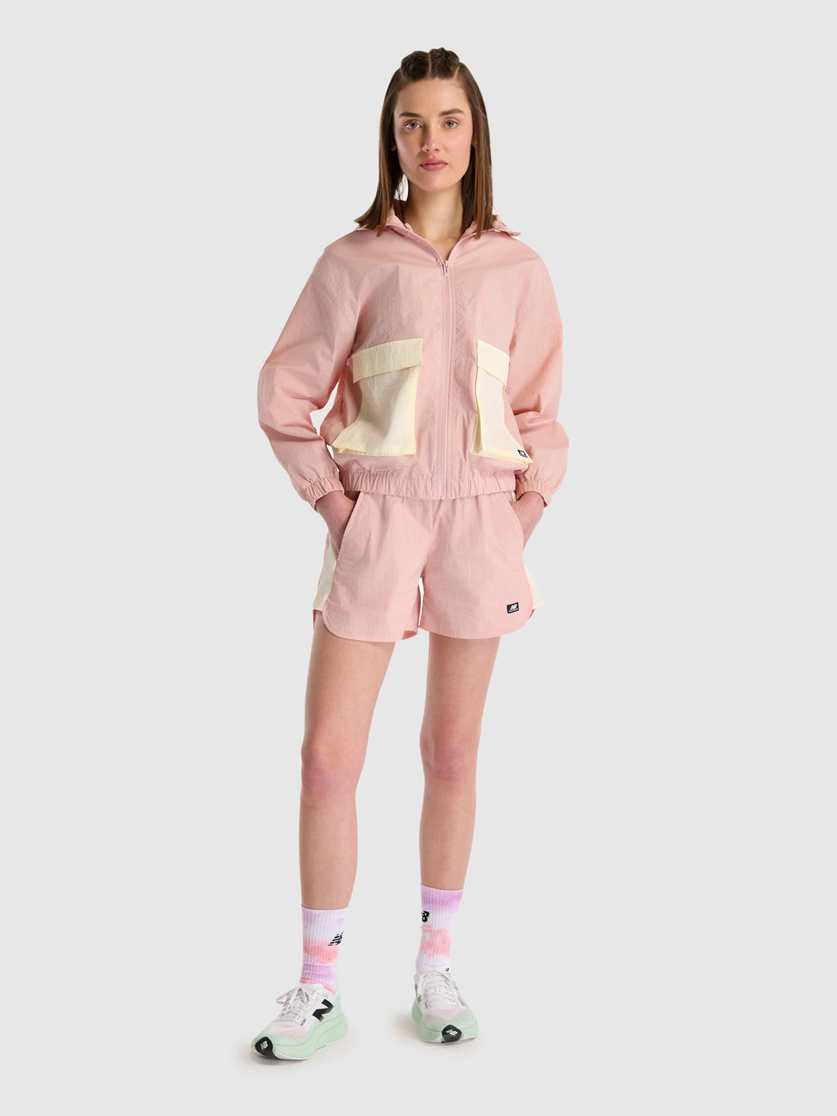 New Balance NB Lifestyle Jacket WNJ1524-PNK Spor Ceket