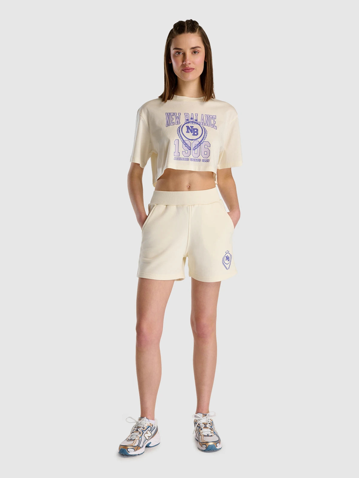 New Balance NB Lifestyle Tshirt WNT1501-SST Kadın Tişört