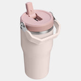IceFlow™ Flip Straw Tumbler Termos - Pembe (Rose Quartz) | 0.60L