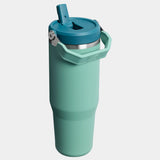 IceFlow™ Flip Straw Tumbler Termos - Yeşil (Spring Green) | 0.89L