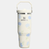 IceFlow™ Flip Straw Tumbler Termos – Antique Florets | 0.89L