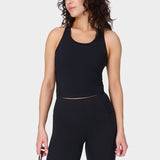 SWEATY BETTY Power Medium Impact Crop Gym Tank Spor Atlet
