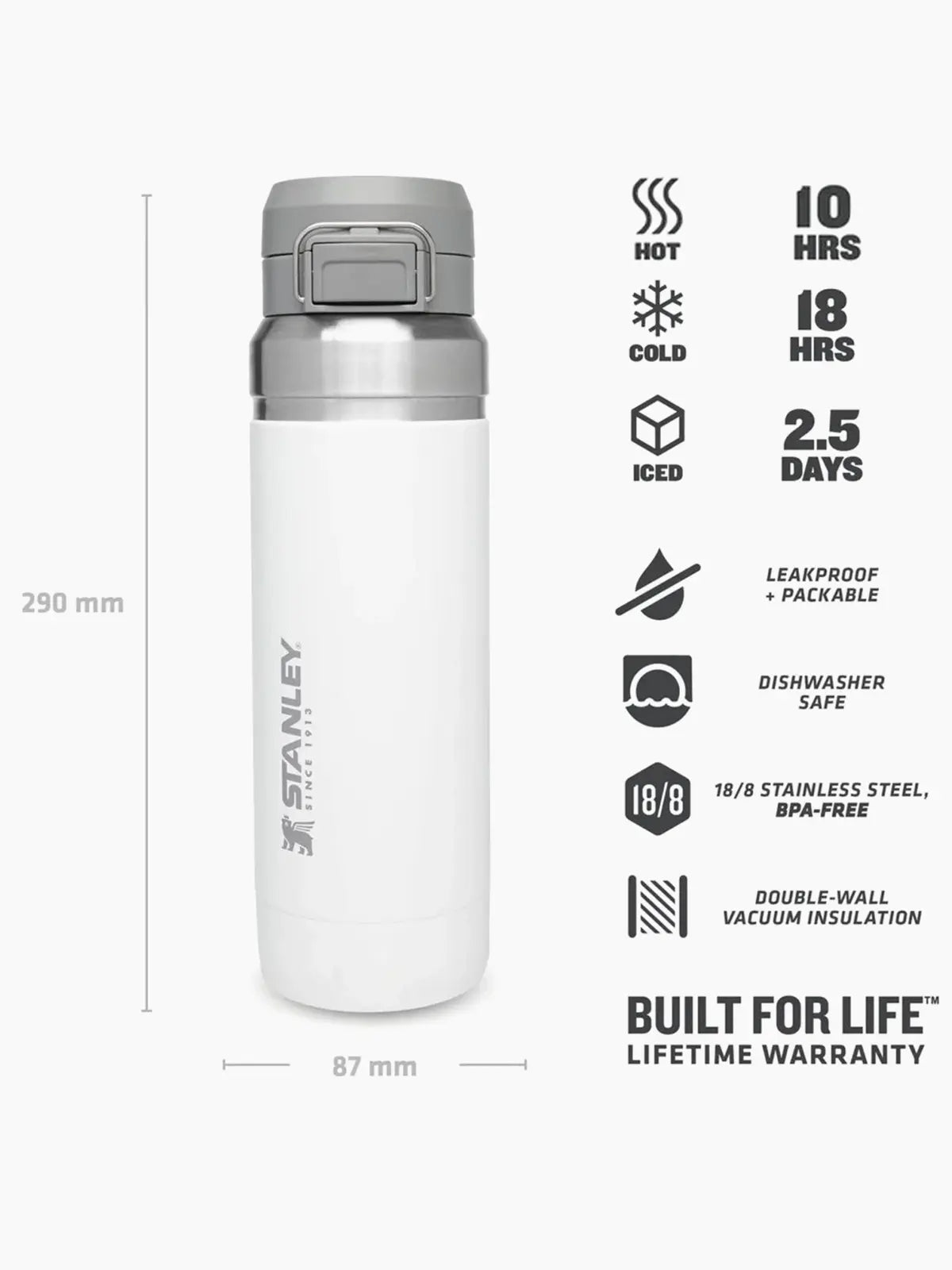 Stanley The Quick-Flip Go Water Bottle 1.06L Termos