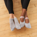 Toesox Full Toe Low Rise Grip Socks Flurries Çorap S01825FRR 2
