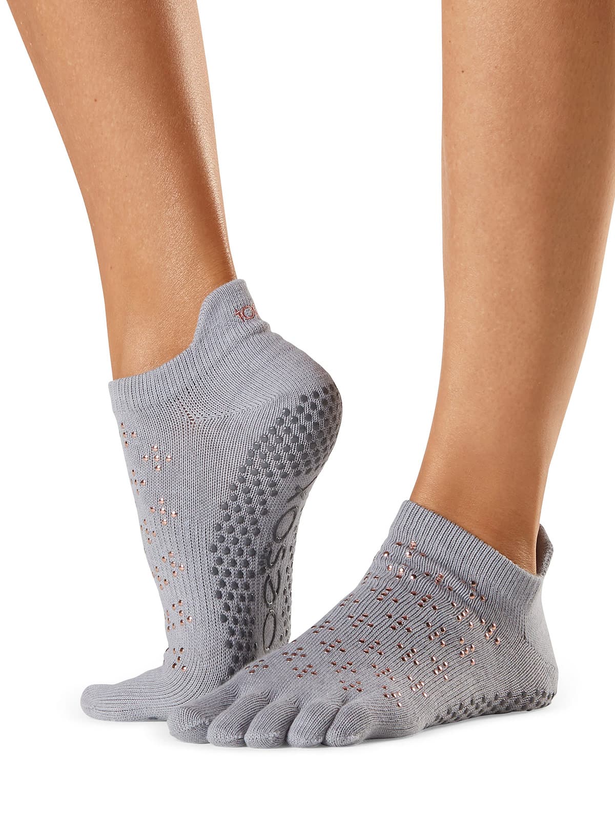 Toesox Full Toe Low Rise Grip Socks Flurries Çorap S01825FRR 3