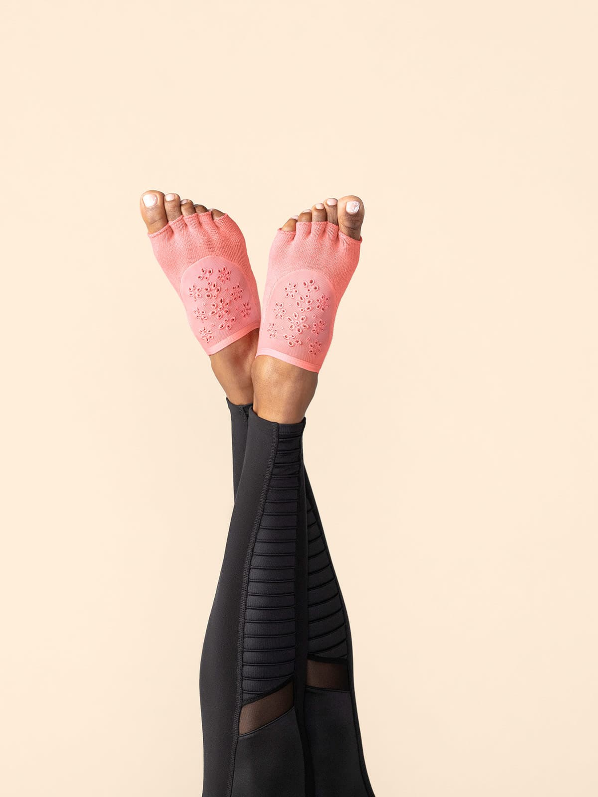 Toesox Half Toe Luna Grip Socks Summer Sunset Çorap S05725SMR 4