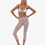 Lurv Sportswear Above the Clouds Legging Dusty Pink Kapri Tayt