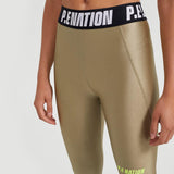 P.E Nation Agility Legging in Olive Parlak Tayt