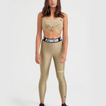 P.E Nation Agility Legging in Olive Parlak Tayt