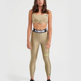 P.E Nation Agility Legging in Olive Parlak Tayt