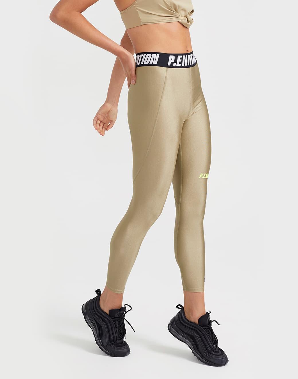 P.E Nation Agility Legging in Olive Parlak Tayt