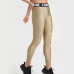 P.E Nation Agility Legging in Olive Parlak Tayt