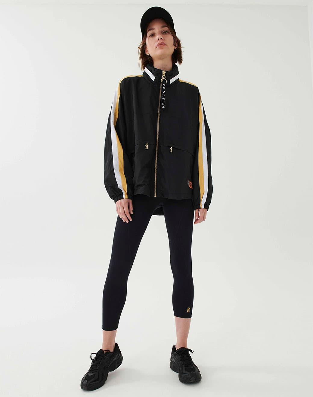 P.E Nation Backswing Jacket in Black Spor Ceket