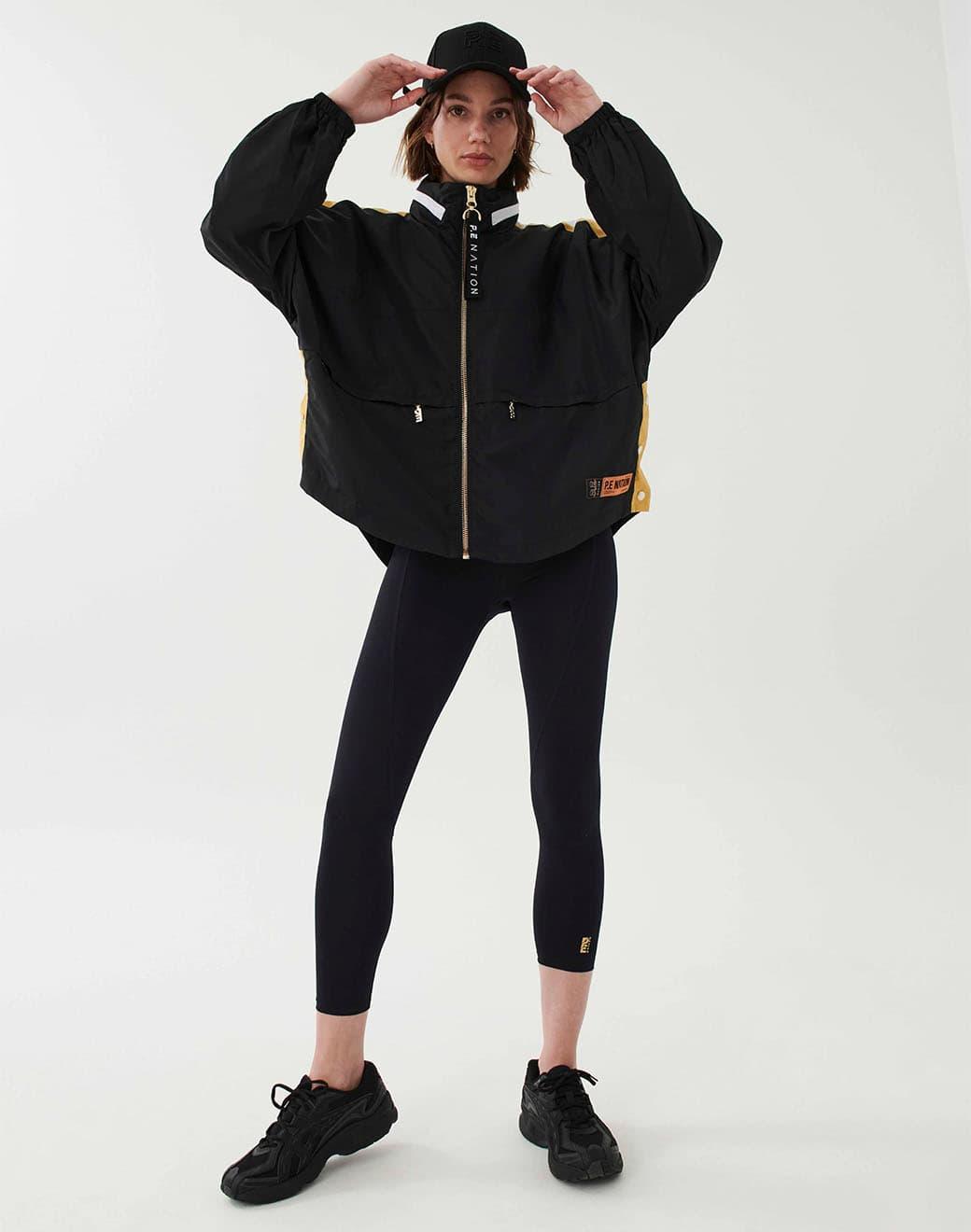 P.E Nation Backswing Jacket in Black Spor Ceket