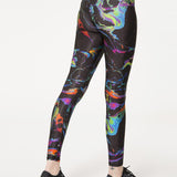 Terez Black Oil Spill Tall Band Performance Spor Tayt