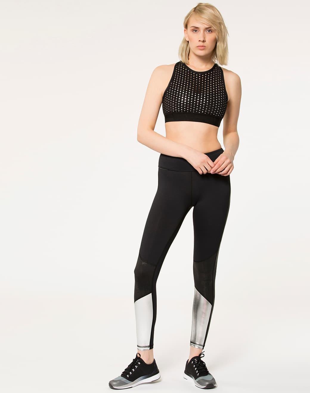 Alala Blocked Tight in Brushstroke Silver Spor Tayt
