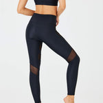 Onzie Cadence Legging Black Rib Transparan Tayt