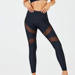 Onzie Cadence Legging Black Rib Transparan Tayt