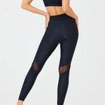 Onzie Cadence Legging Black Rib Transparan Tayt