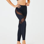 Onzie Cadence Legging Black Rib Transparan Tayt