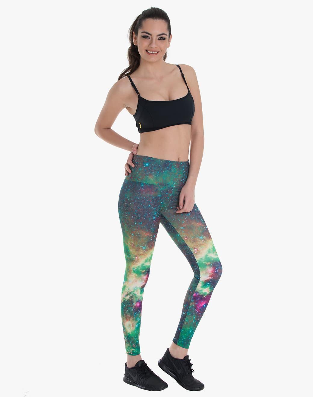 Om Shanti Clothing Cepheus Star Clouds Space Galaxy Spor Tayt