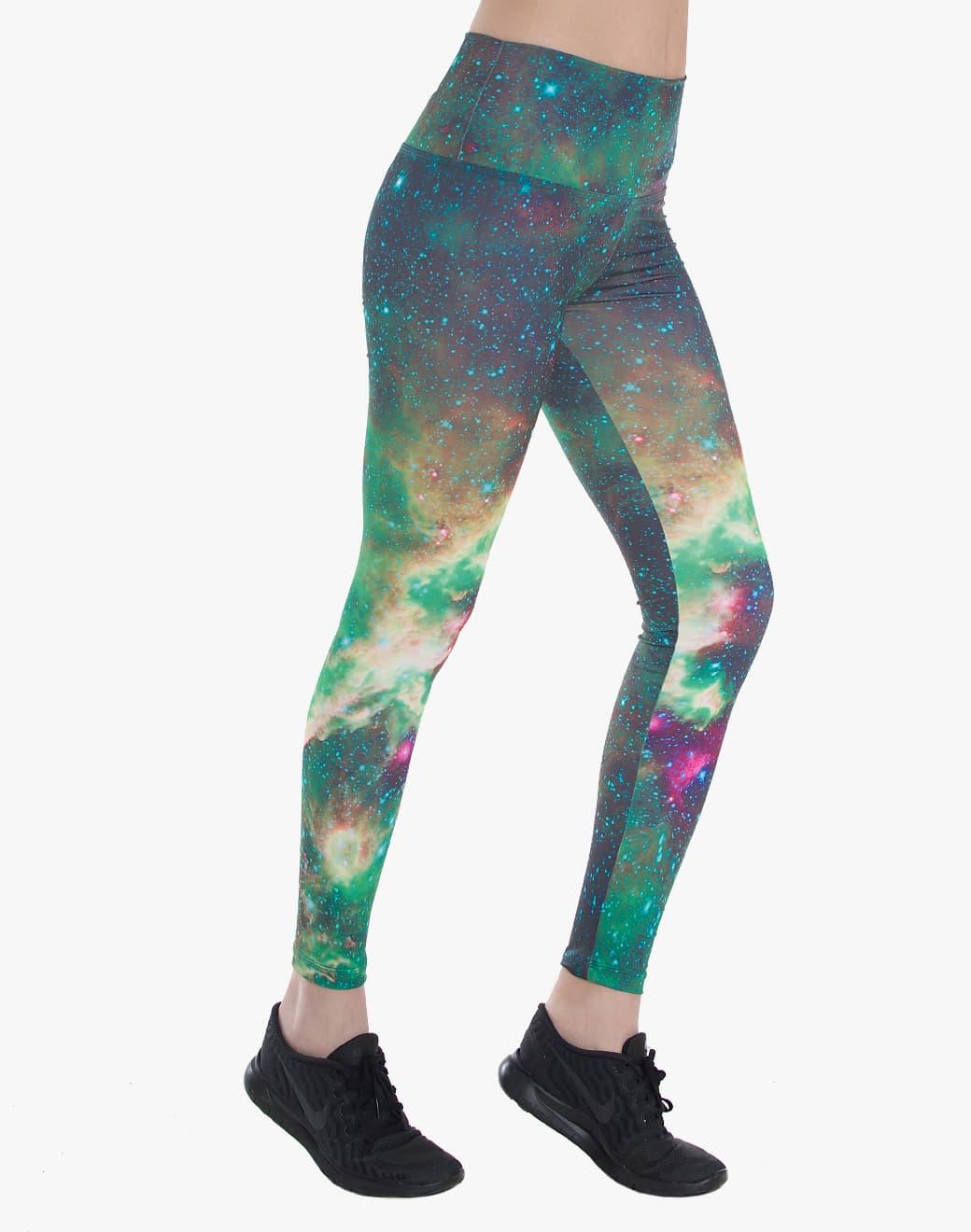 Om Shanti Clothing Cepheus Star Clouds Space Galaxy Spor Tayt