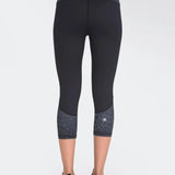 Vie Active Chelsea Black Leopard Kapri Spor Tayt
