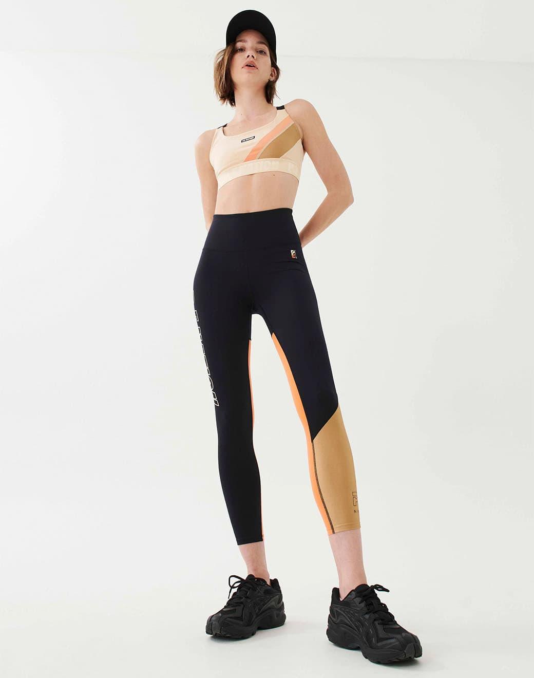 P.E Nation Comeback Legging in Black Spor Tayt