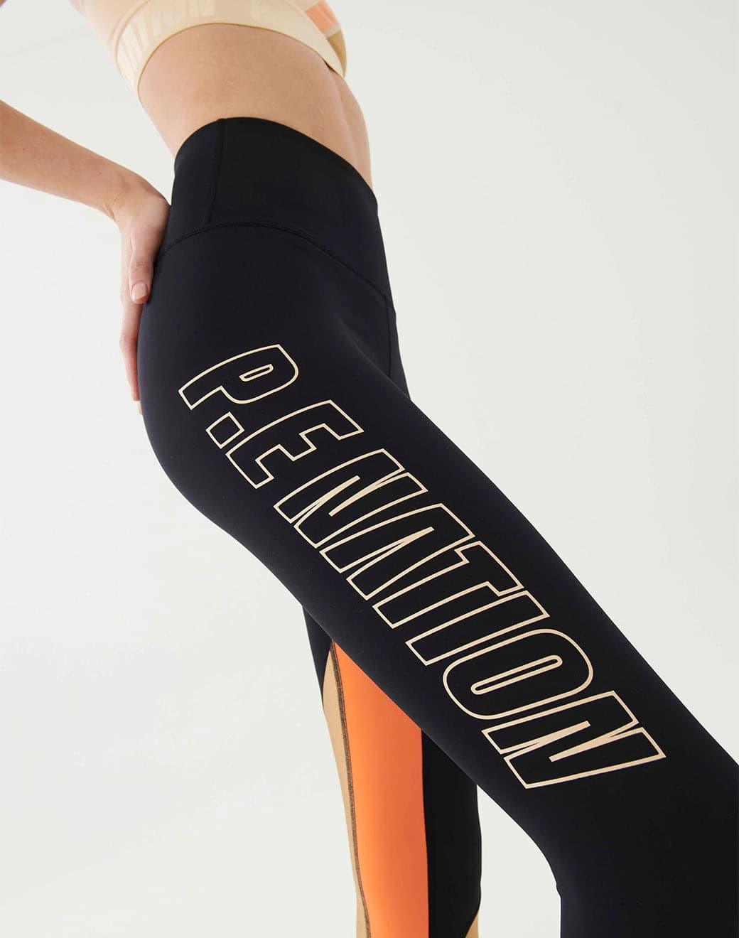 P.E Nation Comeback Legging in Black Spor Tayt