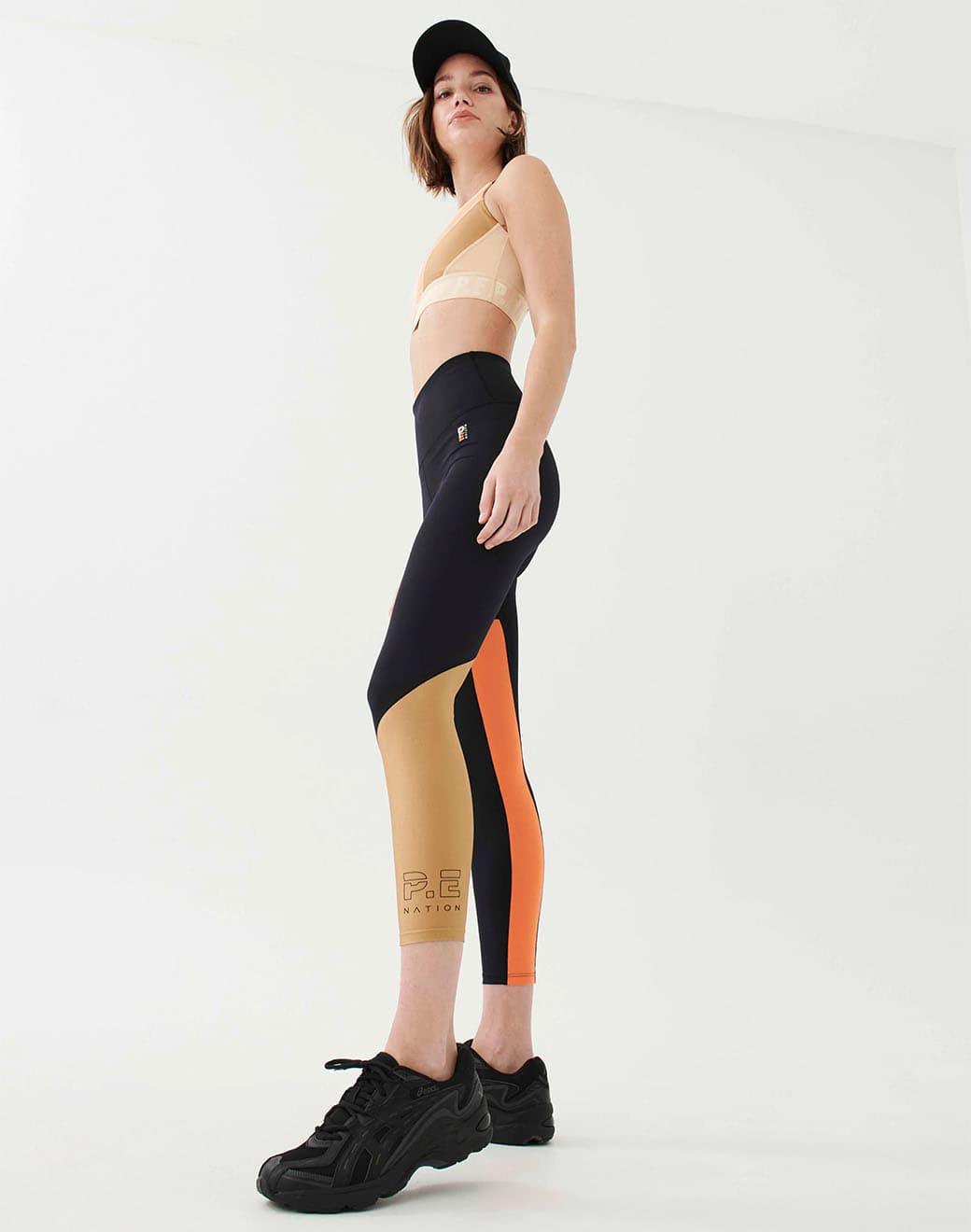 P.E Nation Comeback Legging in Black Spor Tayt