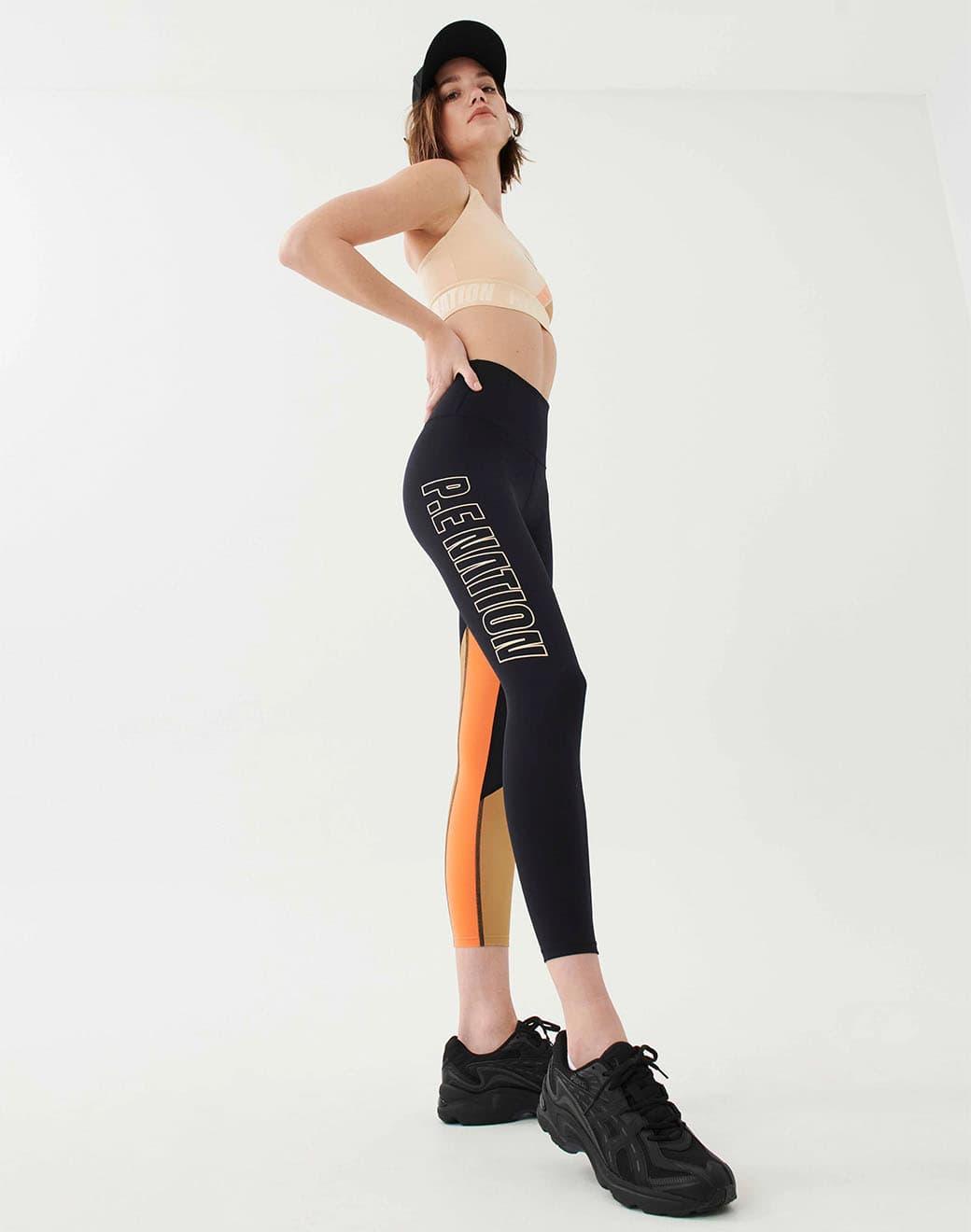 P.E Nation Comeback Legging in Black Spor Tayt