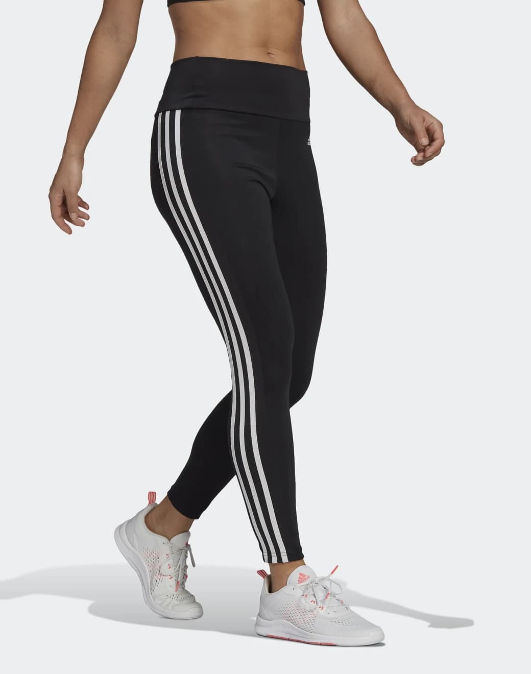 adidas Designed to Move High-Rise 3-Stripes 7/8 Spor Tayt