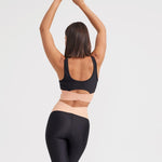 P.E Nation Diamond Press Sports Bra in Black Spor Sütyeni