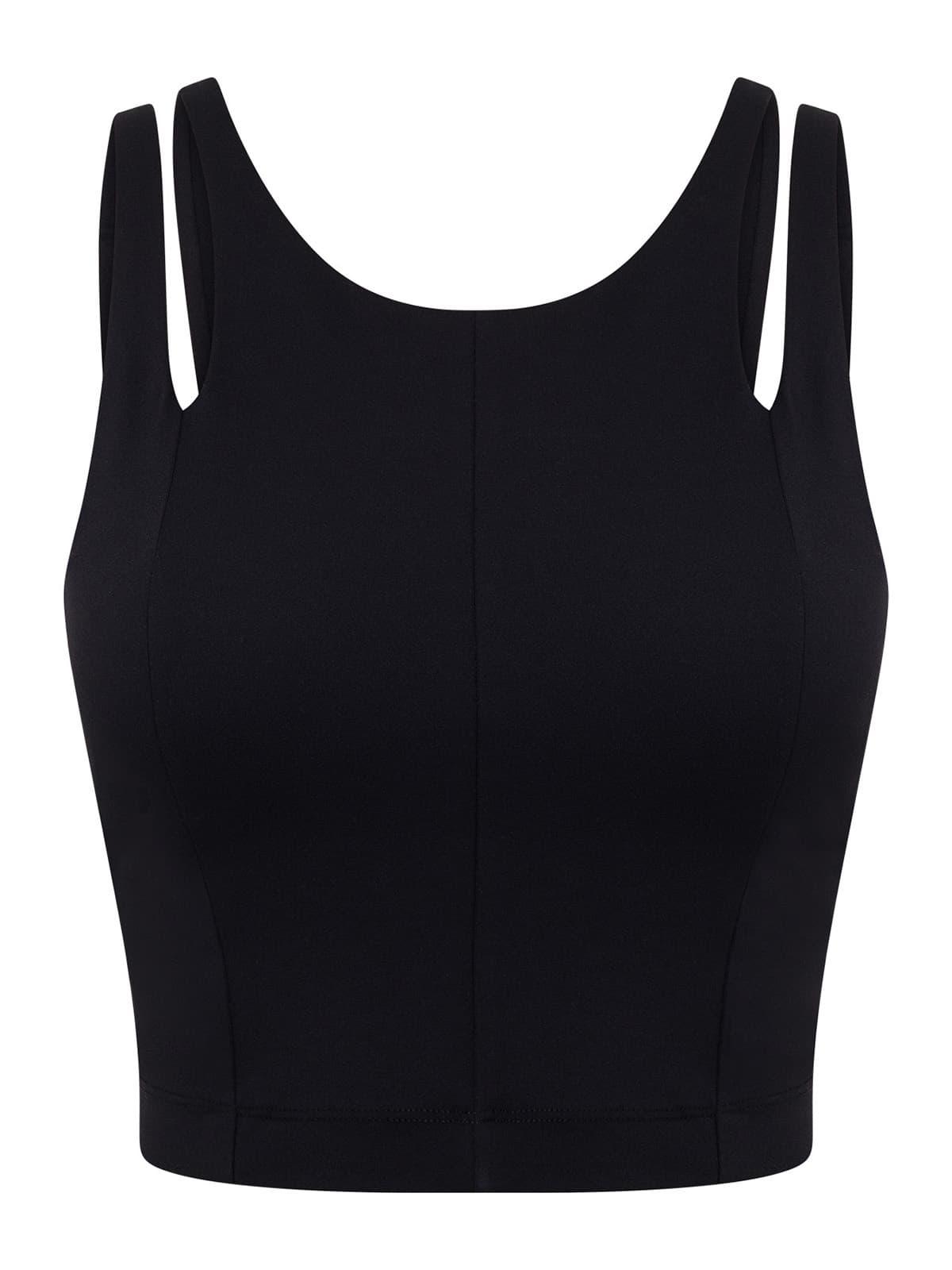 Lorna Jane Elements Recycled Cropped Active Bra Tank Combo Büstiyer