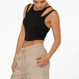 Lorna Jane Elements Recycled Cropped Active Bra Tank Combo Büstiyer