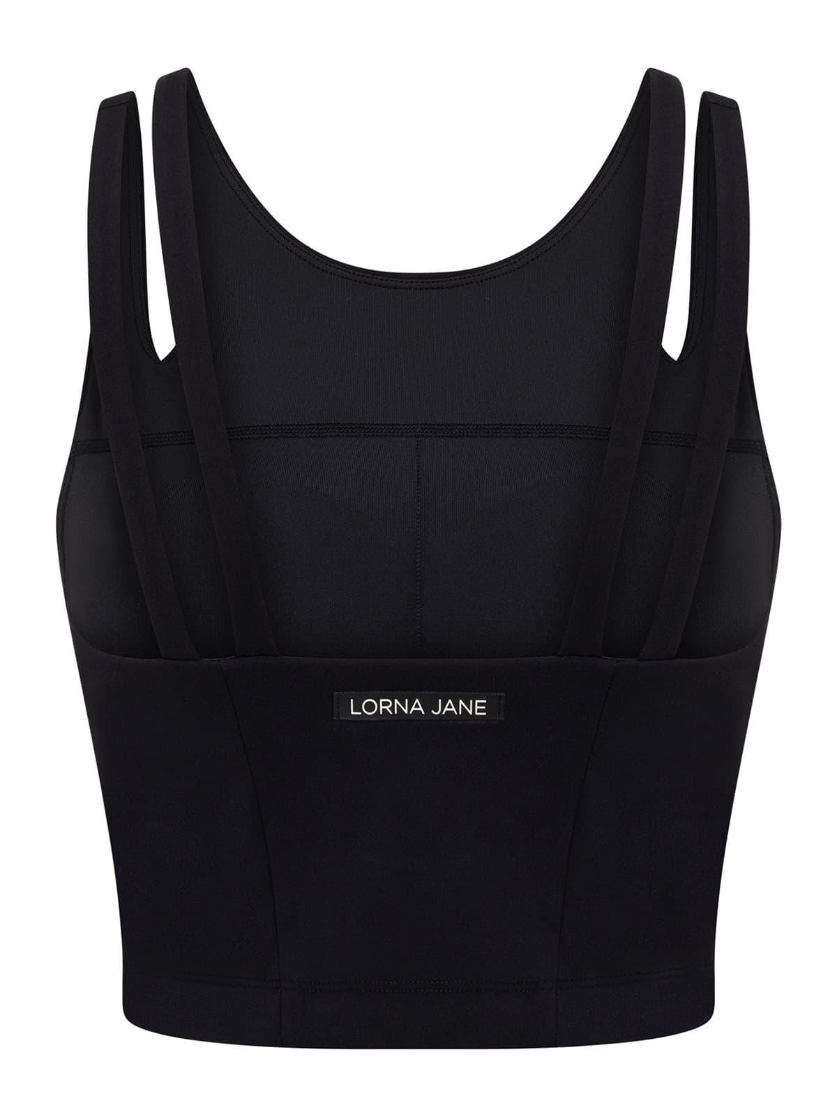 Lorna Jane Elements Recycled Cropped Active Bra Tank Combo Büstiyer