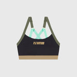 P.E Nation Elevate Sports Bra in Black Spor Sütyeni