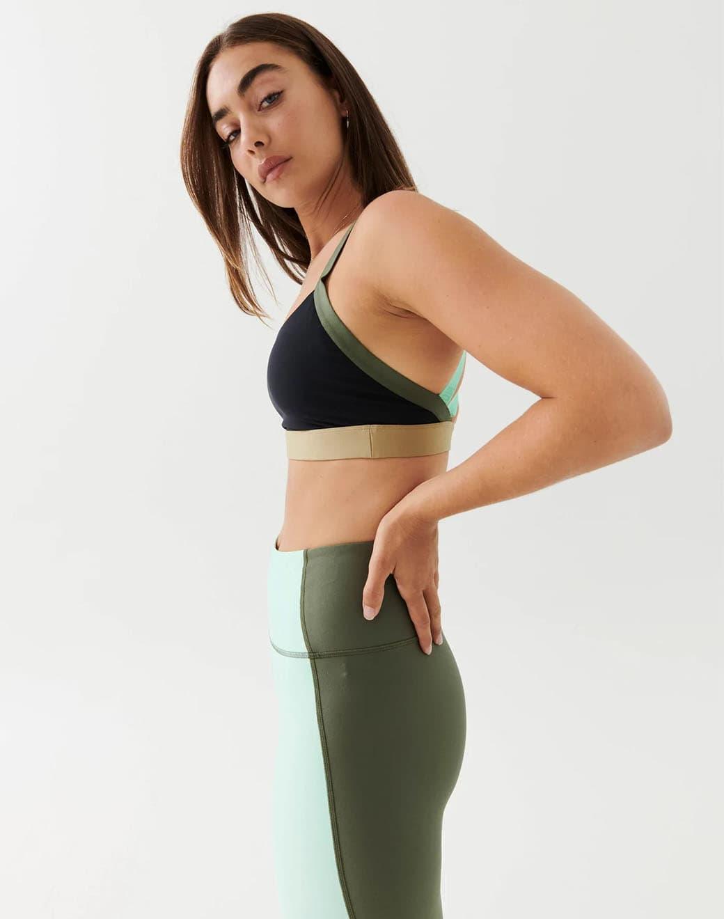 P.E Nation Elevate Sports Bra in Black Spor Sütyeni