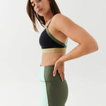 P.E Nation Elevate Sports Bra in Black Spor Sütyeni